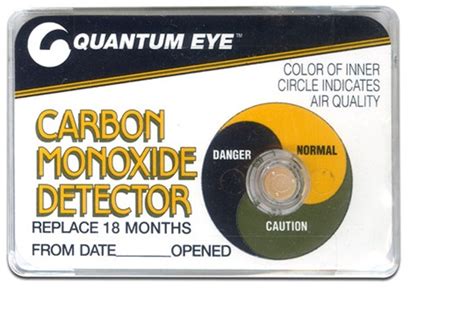 A carbon monoxide detector and an alarm are designed to alert users about the unsafe level of carbon monoxide. Quantum Eye 18month CO detector provides CO warning
