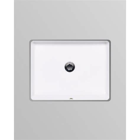 Undermount kitchen sinks at menards®. Icera Karo Vitreous China Rectangular Undermount Bathroom ...
