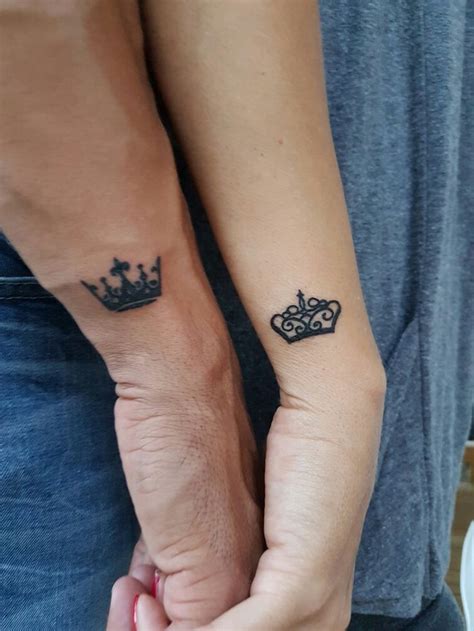 Simple but very beautiful couple tattoos idea. Image result for couples tattoos small | Cute couple ...