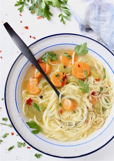 Maybe you would like to learn more about one of these? Vegan Vegetable Noodle Soup Recipe • Veggie Society