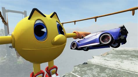 Pacman Vs Cars Youtube