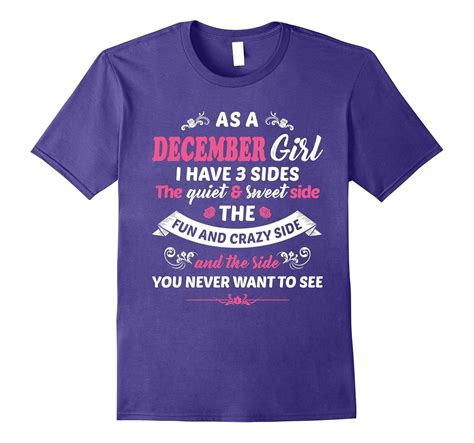 As A December Girl T Shirt Womens Birthday Ts Shirt Tj Theteejob