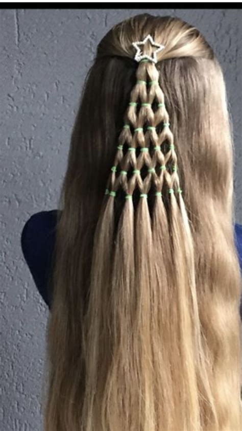 Cute!! Get the X mas spirit on. | Holiday hairstyles ...