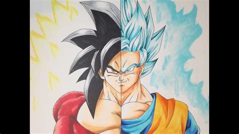 Assuming this lower bound for the sake of the math, that makes super saiyan blue goku to be at the very least 20x20000 = 400000 times weaker than cumber ssj3. Drawing Goku Ssj4 VS Goku Ssj Blue from Super Dragon Ball ...