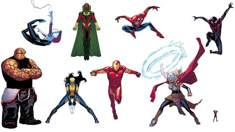 Close Look At Each All New All Different Marvel Character Images