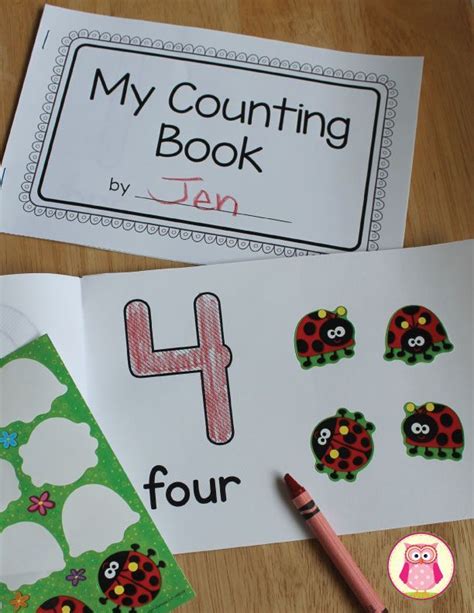 Free Printable Number Books For Preschoolers Antionette Heintzs Coloring Pages