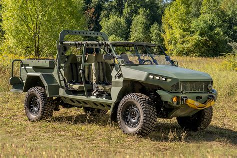 Gm Defense Made An Electric Military Vehicle Concept Based On Hummer Ev