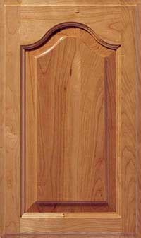 Doors can be produced as a standard raised panel door, as well as with an arch or cathedral arch top. Cathedral 3/4