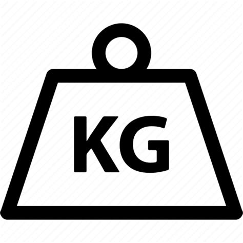 Fitness Gym Kilo Kilogram Scale Sports Weight Icon