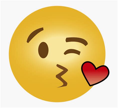 Kiss Emoji Transparent Background Hd Png Download Kindpng