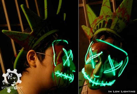 Lady Liberty Purge Election Year Inspired Costume Mask Etsy