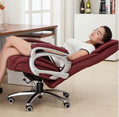 These massage office chairs usually offer a few massage settings and heat to keep you focused while working. Home office chair ergonomic computer chair boss can lie ...