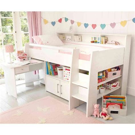 Reece Cabin Bed White Cabin Bed With Desk Cabin Bed With Storage