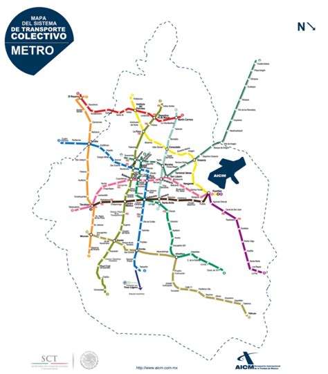 Mapa Del Metro De La CDMX Poco De Historia Y Horarios ViajaBonito
