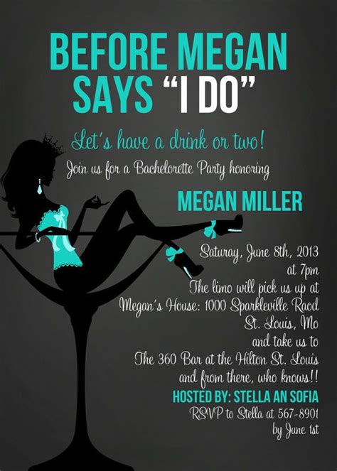 What happens at the bachelorette party stays at the bachelorette party! Before She Says I Do in Blue - bachelorette party ...