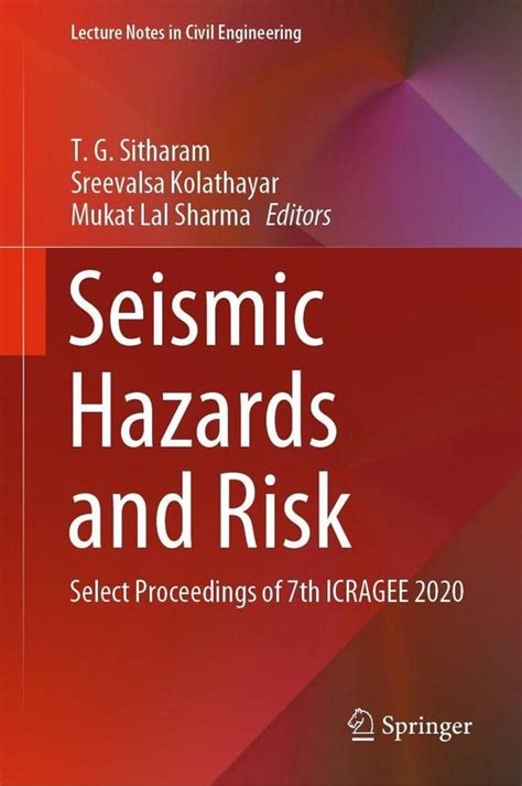 Lecture Notes In Civil Engineering Seismic Hazards And Risk