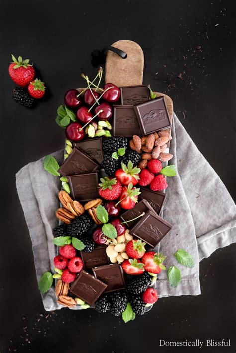 Gourmet Chocolate Dessert Board Domestically Blissful