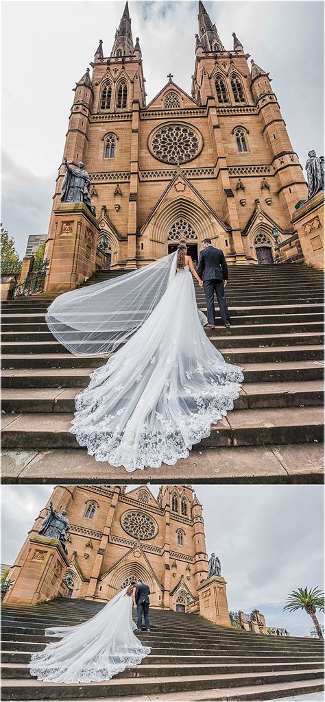 St Marys Cathedral Wedding Photos Cassie And Chris Morris Images