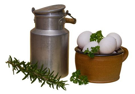 Milchkanne Kanne Eier Kostenloses Foto Auf Pixabay