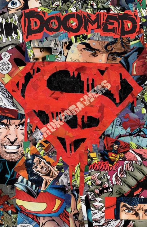 Superman Doomed 11x17 Comic Collage Print By Metal By Brokedrawers 10