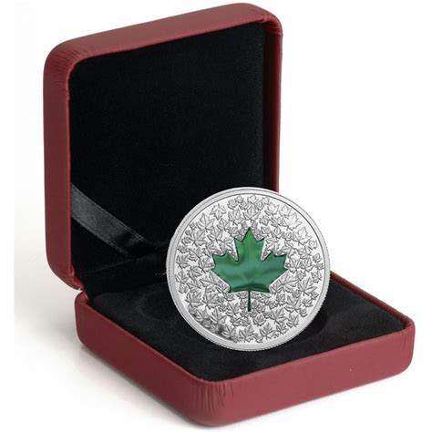 2014 Canadian 20 Maple Leaf Impression 1 Oz Fine Silver Coin