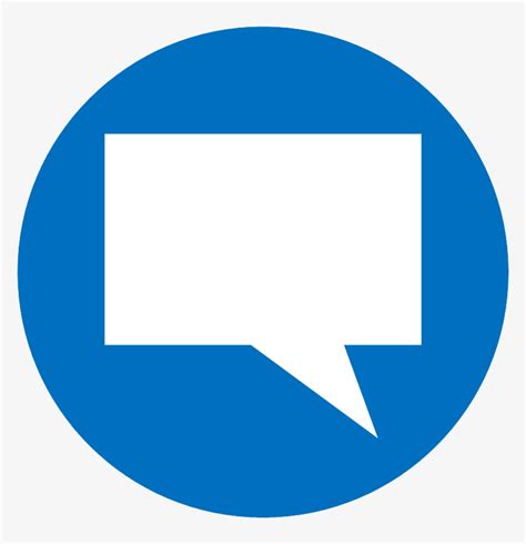 Vector Icon Of A Speech Bubble Facebook Comments Icon Png 768x768