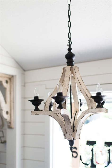 A living room can serve many different functions, from a formal sitting area to a casual living space. Distressed Wood Cream Chandelier - The Magnolia Market ...