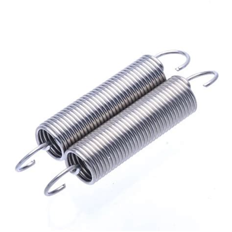 1pcs 2mm Wire Diameter Stainless Steel Open Hooks Tension Spring Hook