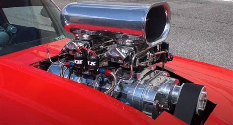 Mean Chevy Nova With Supercharged Big Block