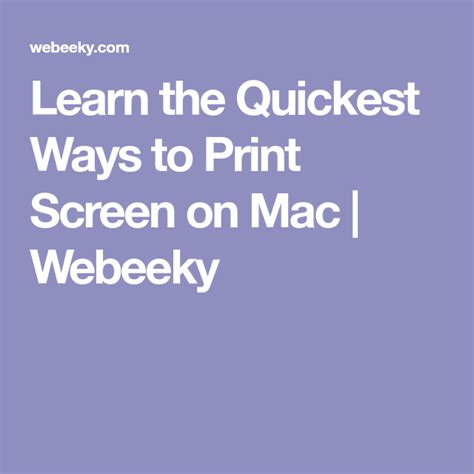 Print Screen Mac How To Print Screen On Mac Os Webeeky Mac Mac