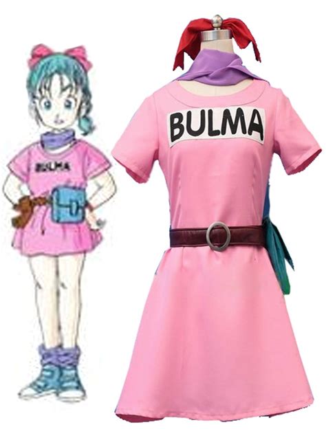 Dragon Ball Z Bulma Briefs Youth Ver Cos Dress Cosplay Costume