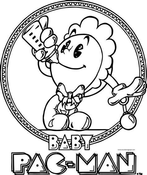 Join millions of fans worldwide and compete in tournaments play competitive games and win big • the competition heats up with multipliers that increase your score • bonus rounds give you extra lives. Baby Pacman Coloring Page | Wecoloringpage.com