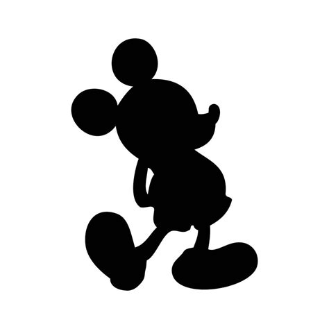 Stand Mickey Mouse Silhouettes Digital Download Svg Pdf Etsy Israel