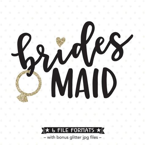 Download Bridesmaid SVG file - Bridesmaid shirt iron on file ...