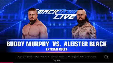 Full Match Buddy Murphy Vs Aleister Black Extreme Rules Match At