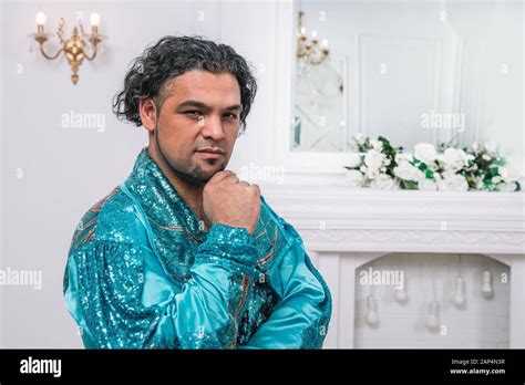 Portrait Of A Brooding Male Dancer In Gypsy Costume Stock Photo Alamy