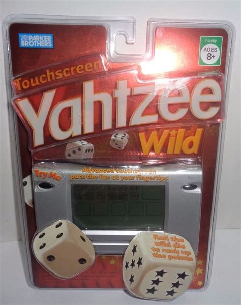 Yahtzee Wild Electronic Handheld Touchscreen Game New Sealed 2005