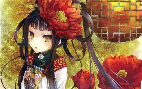 Original Characters Anime Anime Girls Kimono Wallpapers