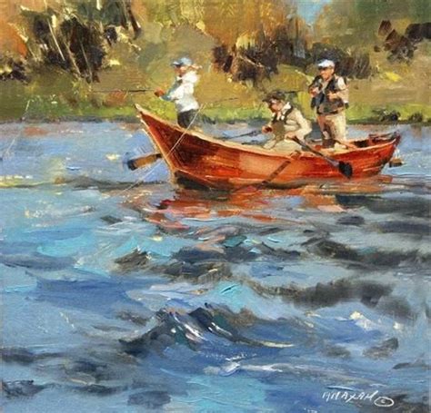 Drift Underpainting Demo And Fly Fishing Original Fine Art For