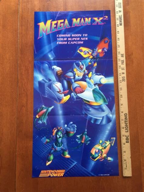 Mega Man X2 Poster Super Nintendo Snes Nintendo Power Megaman X 2