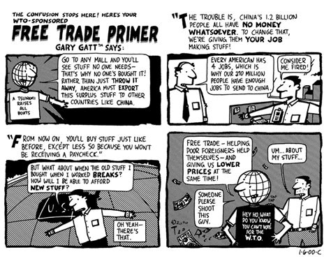 11 Classic Ted Rall Cartoons About Free Trade Ted Ralls Rallblog