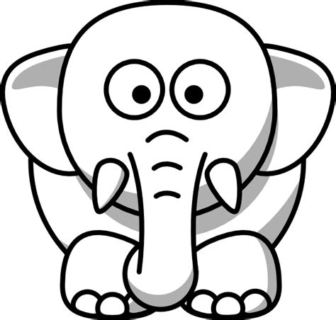 Check spelling or type a new query. Elephant Face Outline - ClipArt Best