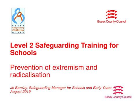 Ppt Level 2 Safeguarding Training For Schools Prevention Of Extremism