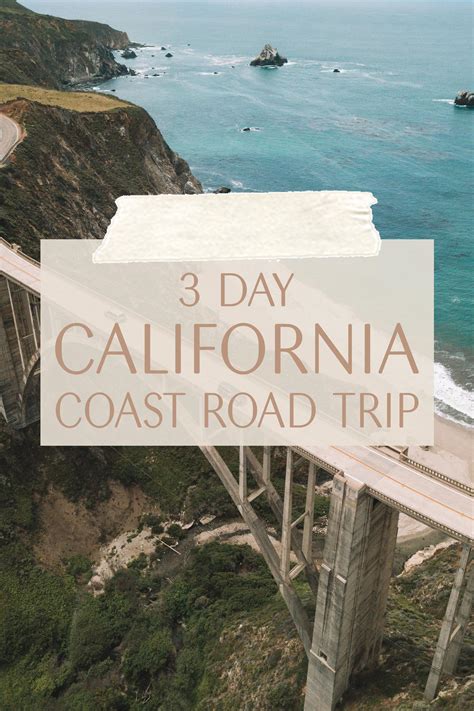 3 Day California Coast Road Trip • The Blonde Abroad 2023