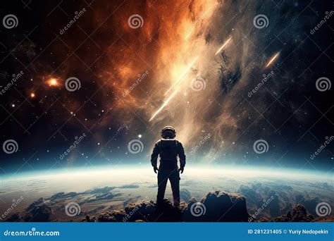 Wonder And Vastness Of Space Exploration Generative Ai Stock Illustration Illustration Of