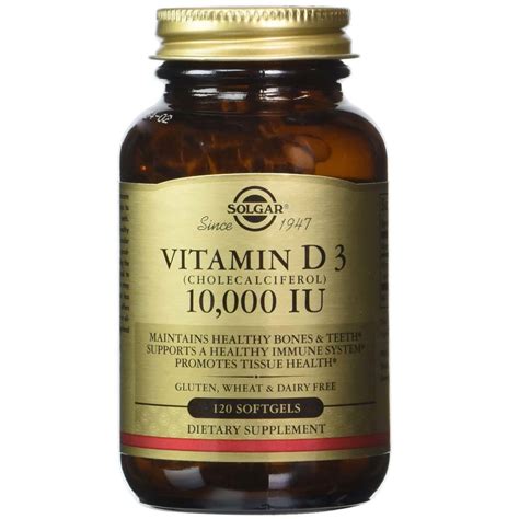 Supplemental d2 is cheaper to produce. Solgar Vitamin D - 10,000 IU - 120 Softgels - eVitamins.com