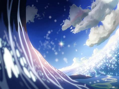 Anime Wave Anime Background Anime Scenery Anime Scenery Wallpaper