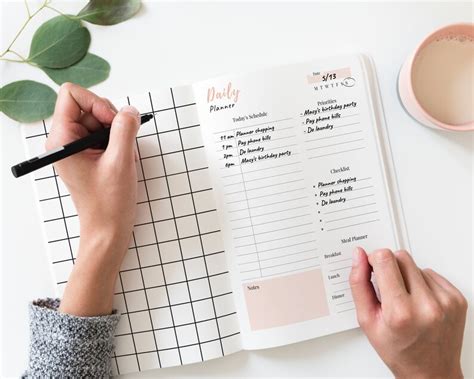 Printable Daily Planner 2020 2021 Hourly Planner Day Etsy