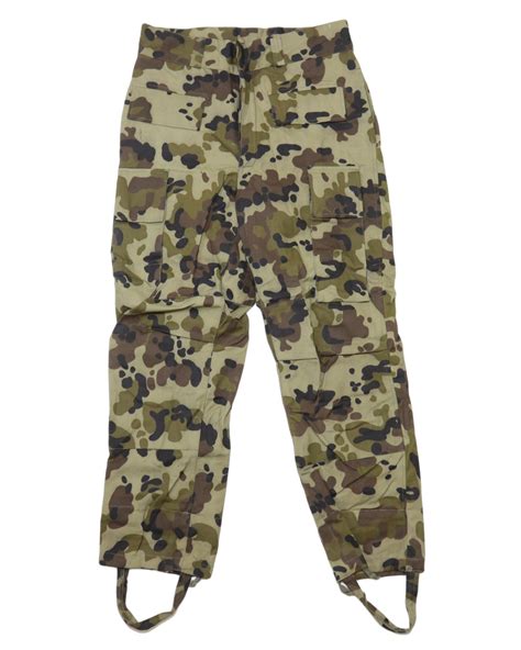 Genuine Romanian Army Surplus Camouflage Trousers Wool Lined Grade 1