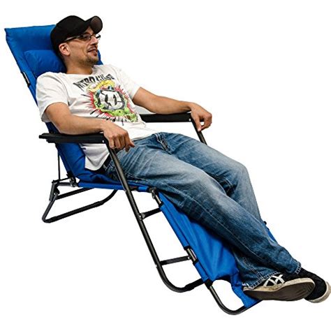 Chaise Longue Inclinable Et Pliante Transat De Jardin Avec Appui Tête Réglable Rembourrage